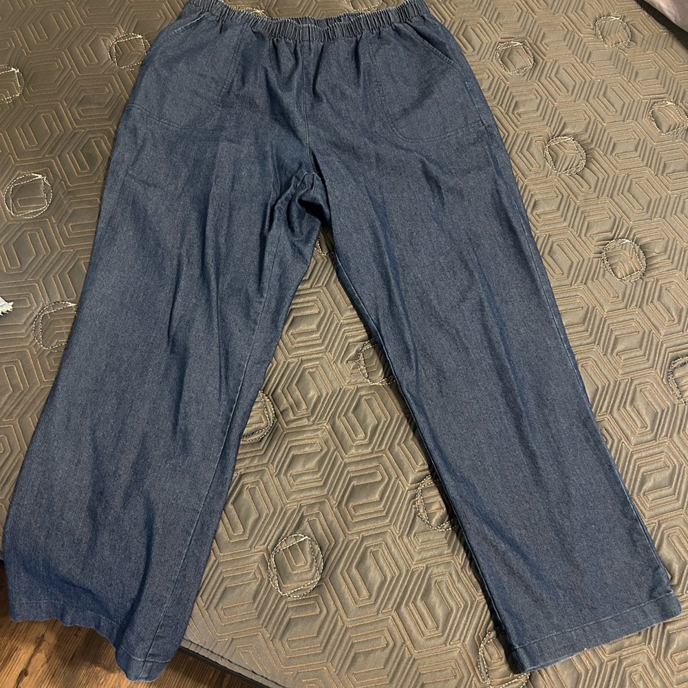 Casual Blue Pants
